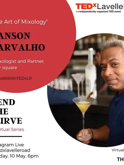 Sharing my passion for the art of mixology extends beyond the bar. It was an honor to be invited to speak at a TEDx virtual series and share my insights on the craft with a wider audience.