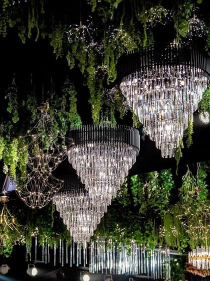 Nirvana Event and Decor - Wedding Planning & Thematic Decoration Glamorous Sangeet, Cocktail & Reception Nights photo 24