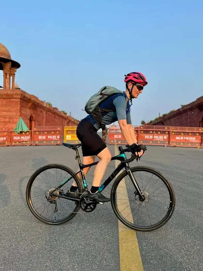Another great shot of the birthday girl on her ride.