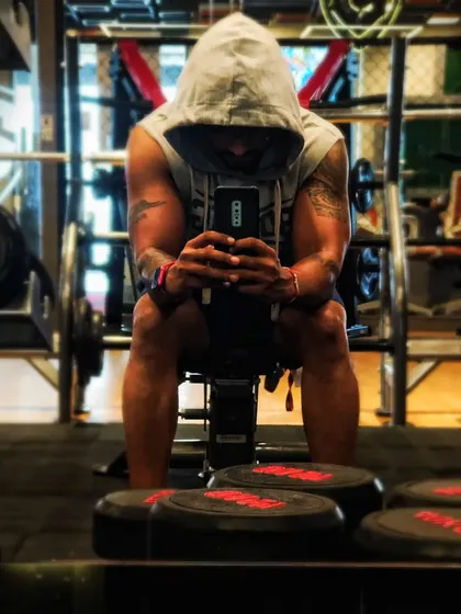 A quiet moment in the gym. I believe in myself and the process, and I bring that same belief to my clients' training.
