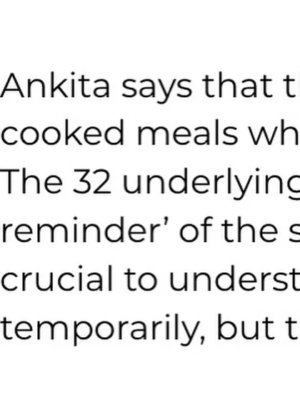 Another snippet from my feature in the Deccan Chronicle, where I emphasize the importance of home-cooked meals over ready-to-eat products.