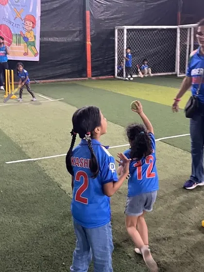 It's not just for the boys! We love seeing our girl squads bring their A-game to our cricket-themed parties. We organize everything, from custom jerseys to kid-friendly matches, so everyone feels like a champion.