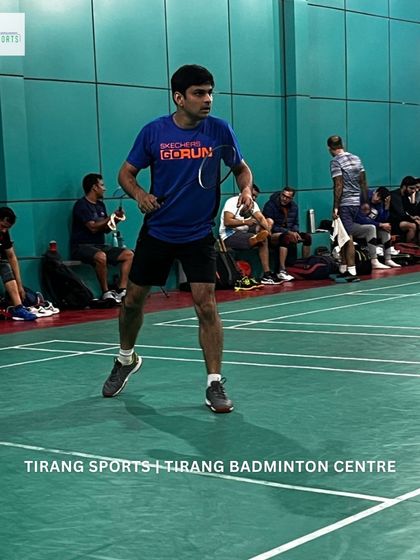 A player in action during the amateur tournament. These events are about passion for the game.