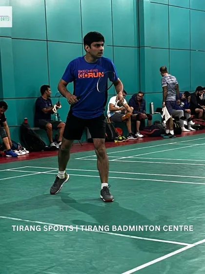 A player in action during the amateur tournament. These events are about passion for the game.