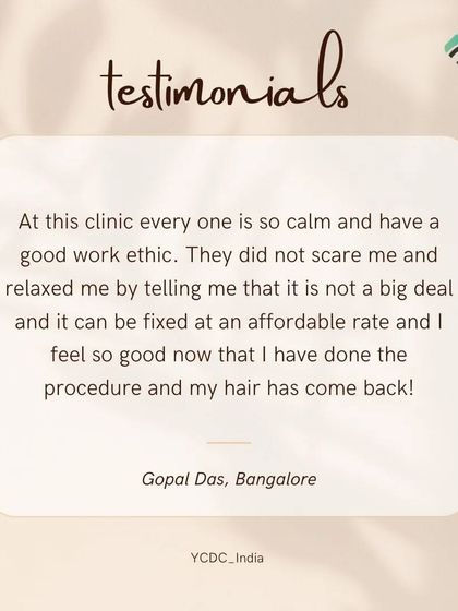 This patient felt relaxed and reassured by my team's calm work ethic. He was happy to know his hair loss could be fixed affordably and is now feeling good with his hair back.