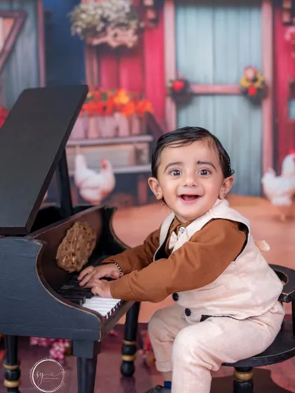 The joy on his face is priceless. Capturing these moments of pure happiness is my favorite part of any birthday session.