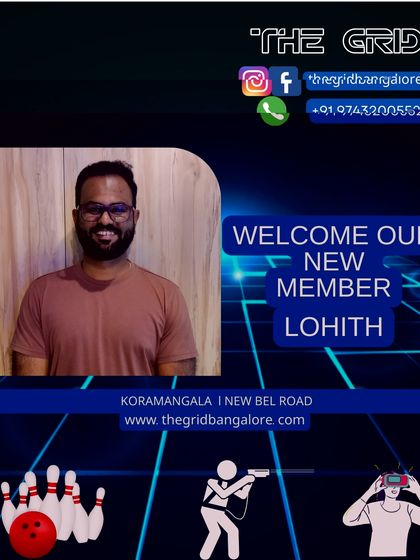 Welcoming Lohith, one of our newest members. Join our membership program to enjoy exclusive perks and discounts.