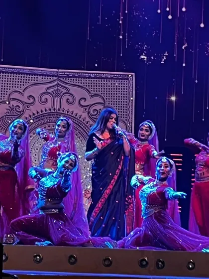 Surrounded by talented dancers in a moment of musical expression. The energy on a big stage is electric, and I am so grateful for these opportunities.