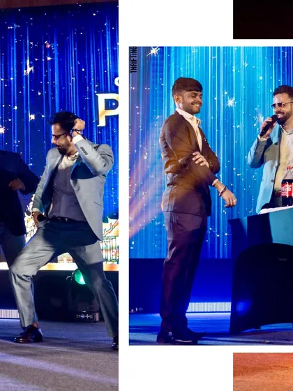 Bringing the energy to the stage in Phuket, getting the audience excited and involved in the celebration.