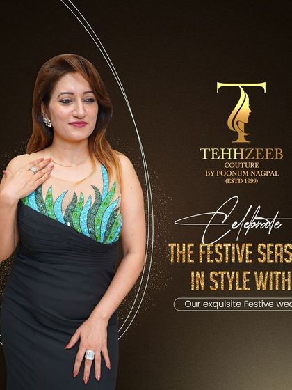 These images showcase my festive and party wear gowns, perfect for celebrating in style. Each design, from sleek black dresses to elegant grey gowns, is crafted to make you feel special during the festive season.