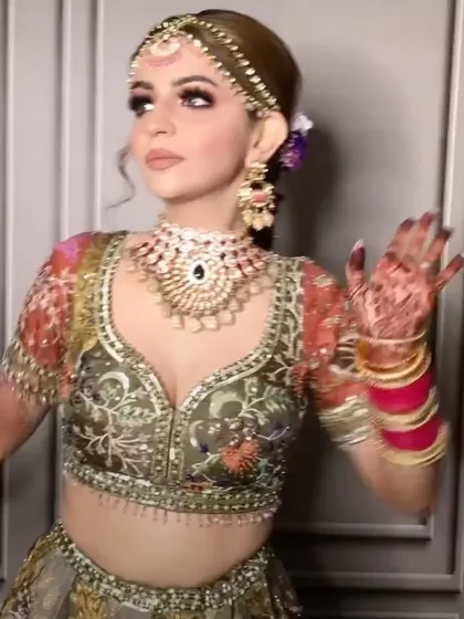This is the lehenga that started it all. My own bridal lehenga, which went viral and gave me the idea for Mohraya. It’s a symbol of making designer dreams accessible to everyone.