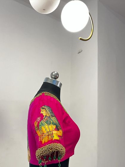 Bhargavi and Poorvika - Ethnic & Fusion Wear Rental Statement & Handcrafted Blouses photo 4