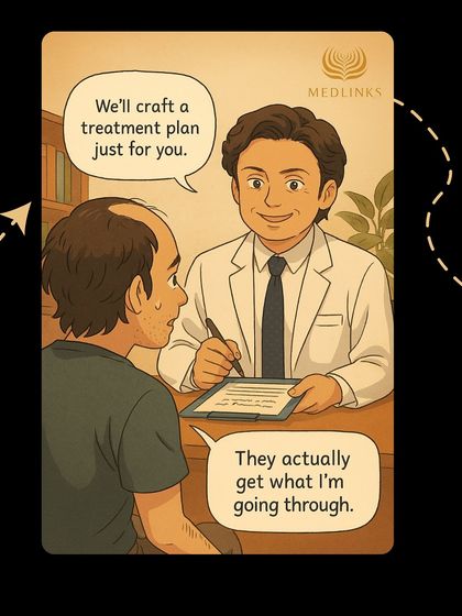 The first step is a consultation where we listen to your concerns. It is important that you feel understood. We then craft a personalized treatment plan just for you, based on a scientific diagnosis.