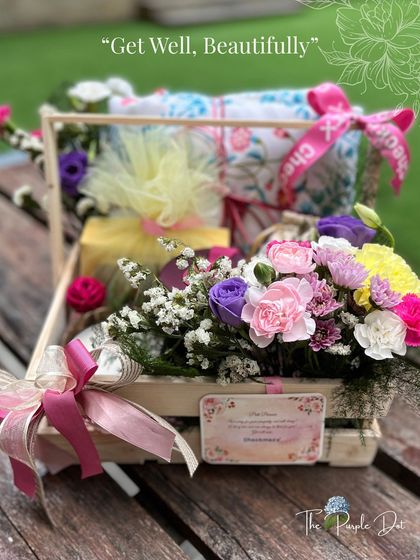 The complete get well soon hamper, a thoughtful gesture wrapped in soft textures and rituals of care.