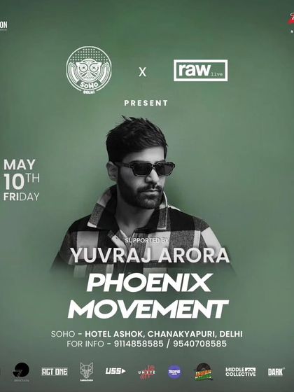 Supporting Phoenix Movement at Soho Delhi. These big club nights are always a mayhem.