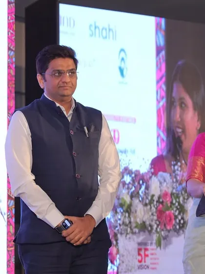 A moment of appreciation on stage at the Bharat Tex 2025 launch. It's a privilege to facilitate events that play a role in our country's industrial landscape.