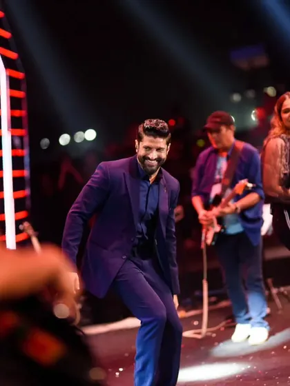 The joy is palpable on Farhan Akhtar's face as he performs. We create an atmosphere where both the artists and the audience have an incredible time.