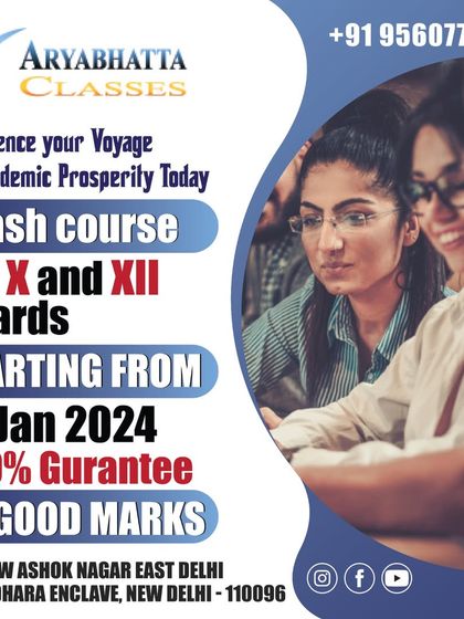 We also offer targeted programs like this crash course for Class X and XII boards. Starting Jan 15, 2024, this course comes with a guarantee of good marks.