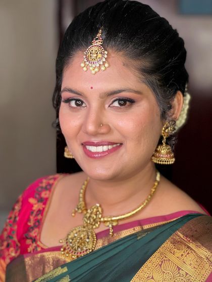 Himabindu - Bridal Makeup Classic South Indian Muhurtham Looks photo 8