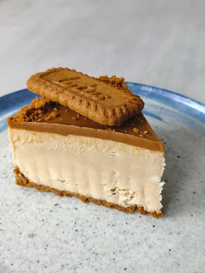 Dessert is never optional here. This is my Biscoff cheesecake, a creamy, dreamy slice of heaven that’s completely irresistible. You know you want it.