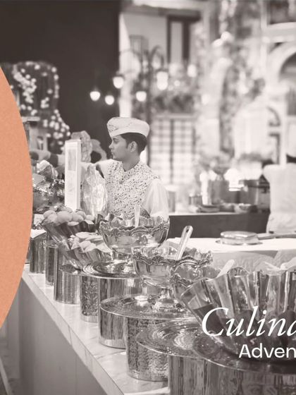 Elevate your dining experience with our culinary adventure. This chaat counter, with its gleaming silver bowls and organized setup, is a testament to our commitment to quality and presentation.