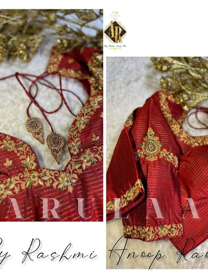 Arulaa by Rashmi Anoop Rao - Custom Bridal & Occasion Wear for Women Bridal Blouse Masterpieces photo 18