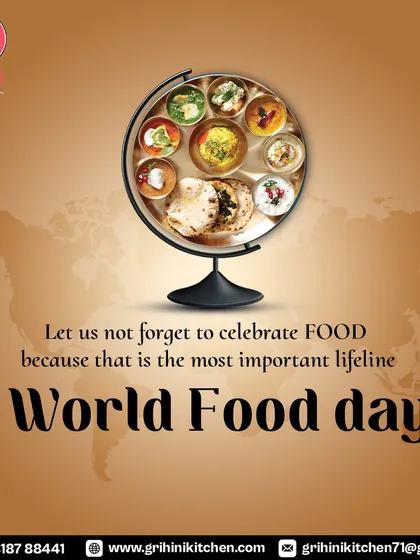Happy World Food Day! A day to celebrate the food that unites us and is our most important lifeline.