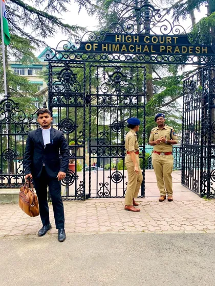 My practice is not limited to Delhi NCR. Here I am at the High Court of Himachal Pradesh, ready to travel and fight for my clients wherever a significant case takes me.
