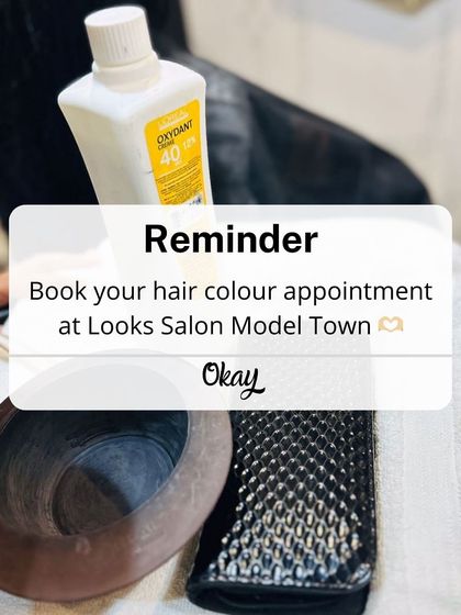 A close-up of the tools of our trade. We use professional-grade products and equipment for every hair color service.