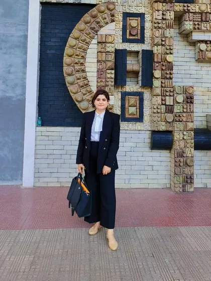 A photo from the Delhi High Court elections in 2022. Being an active part of the bar association is important to me.