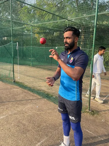 Another shot of Kulwant Khejroliya, who was picked by the Kolkata Knight Riders for the IPL. His focus and determination are an inspiration to everyone at the academy.