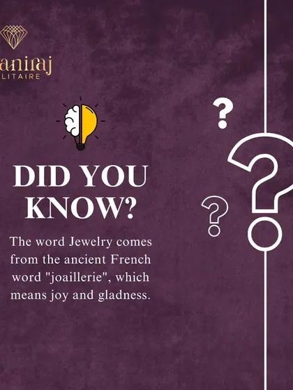 The word "Jewelry" has a beautiful origin. It comes from the ancient French word "joaillerie," which means joy and gladness. That's exactly what I believe jewellery should bring to your life.