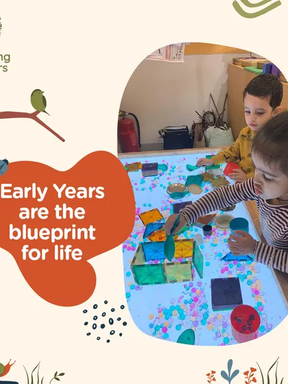 This series of graphic posts highlights our core values and beliefs: from the power of curiosity, wonder, and joy to the importance of agency, creativity, and multisensory learning.