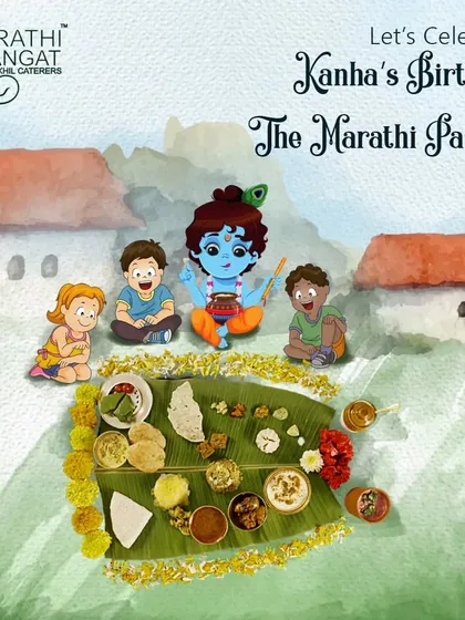 Let's celebrate Kanha's birthday together. For Gokulashtami, we offer a special menu that includes festive favorites, allowing you to enjoy the celebrations with a delicious, traditional meal.