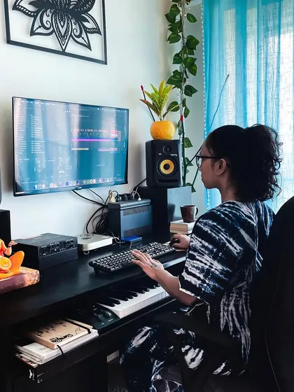 A shot from my home studio, where I was thrilled to announce my performance at Ziro Festival. This space is where I prepare for my biggest gigs, and I can show you my exact process for building a festival-ready set.