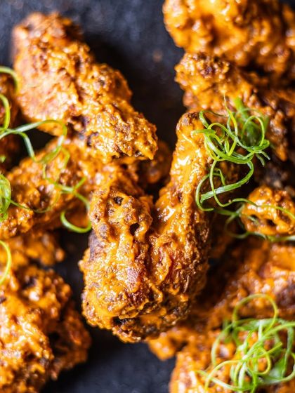 Chicken Wings that are so crispy, juicy and yummy that you won't be able to stop after the first bite. A perfect, shareable main or starter.
