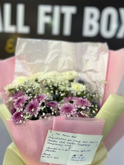 A small token of appreciation for a champion. It's the dedication that earns the big rewards.