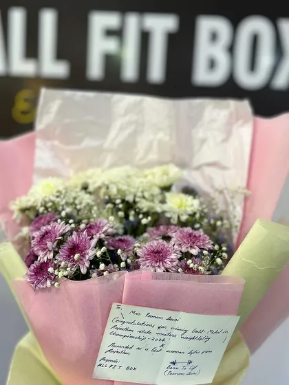 A small token of appreciation for a champion. It's the dedication that earns the big rewards.