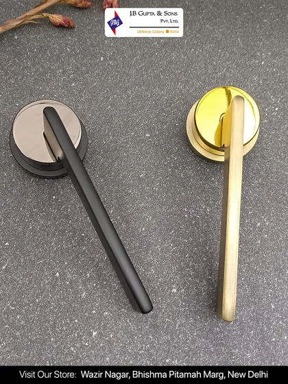 When it comes to design, every detail counts. These modern mortise handles, shown in a sleek black and a warm gold finish, provide the perfect finishing touch.