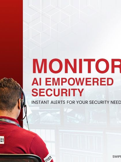 Our monitoring is empowered by advanced AI. This technology allows our security professionals to receive and process instant alerts for all your security needs, ensuring no threat goes unnoticed.