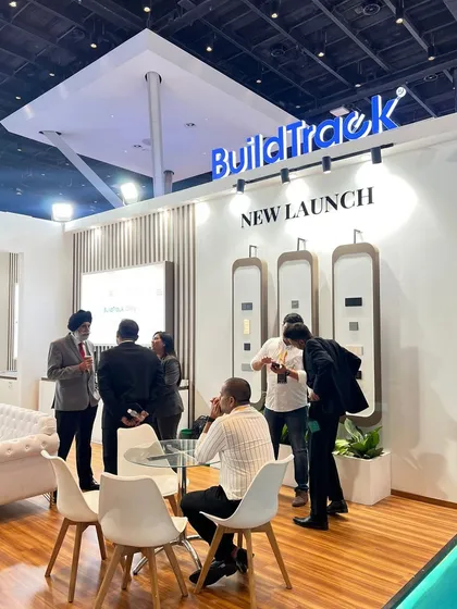 Our team engaging with visitors at the Smart Home Expo. These events are a fantastic opportunity for us to share our passion for technology and design.