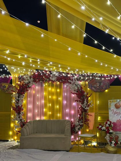 The Trendy Party - Wedding & Pre-Wedding Event Decoration Vibrant Haldi & Mehendi Setups photo 59