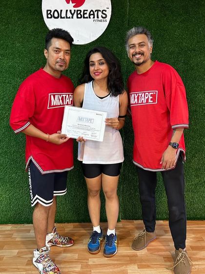 So proud to certify another talented instructor. She's ready to bring the Mixtape Fitness party to her community. All the best on your journey!