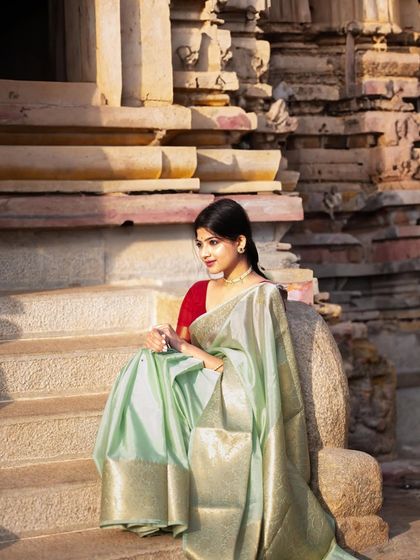 Shreya Balaji - Ethnic Fashion Modeling Temple Chronicles photo 5