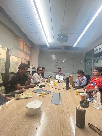 Another view of the Leopards in session. Lectures, discussions, and celebrations are all part of building a real writing community.