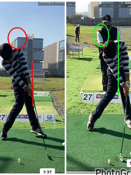 A before-and-after look at a player's setup. We worked on controlling the center of mass (CoM) versus the center of pressure (CoP) to build a more stable and powerful base.
