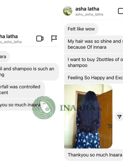 75% hair fall control. This client felt her hair become so shiny and silky that she was immediately excited to order more.