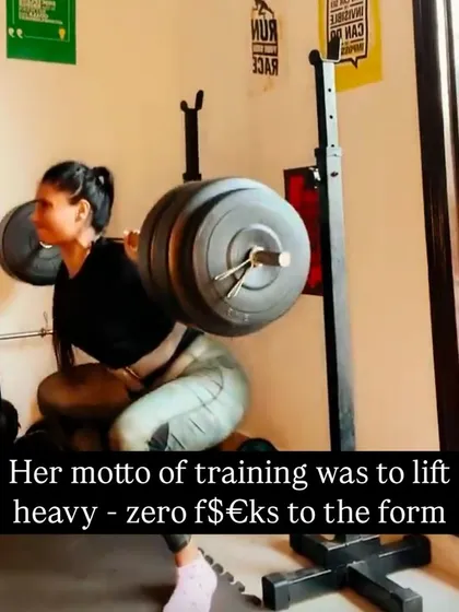 Vijeta's early training motto was "lift heavy, zero f*cks to the form." This approach led to stagnation and frustration, a common mistake for those without proper guidance.