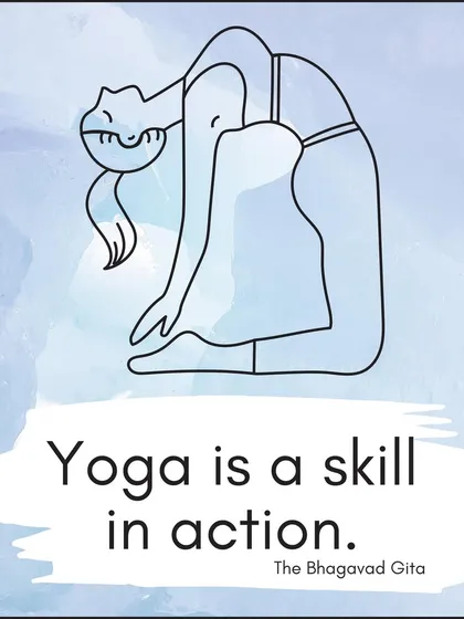 As The Bhagavad Gita teaches, yoga is skill in action. It is about bringing mindfulness, balance, and purpose to everything we do.
