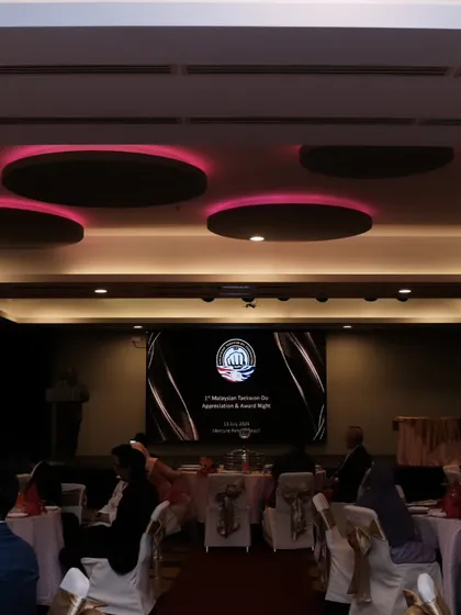 The stage is set for an evening of recognition and appreciation. Events like these are crucial for morale and for celebrating the hard work that happens behind the scenes.